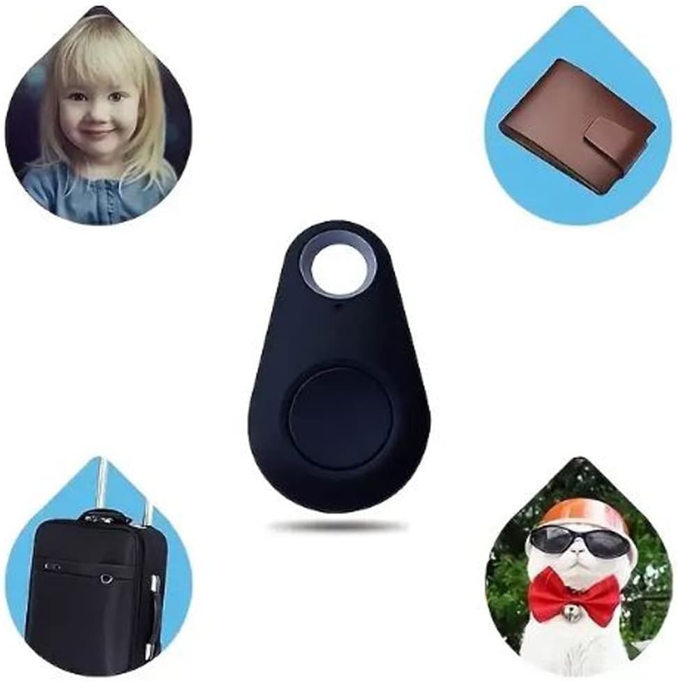 2 Pieces Smart Trackable Key Finders! Pet Locator Keychains GPS Tracking Device