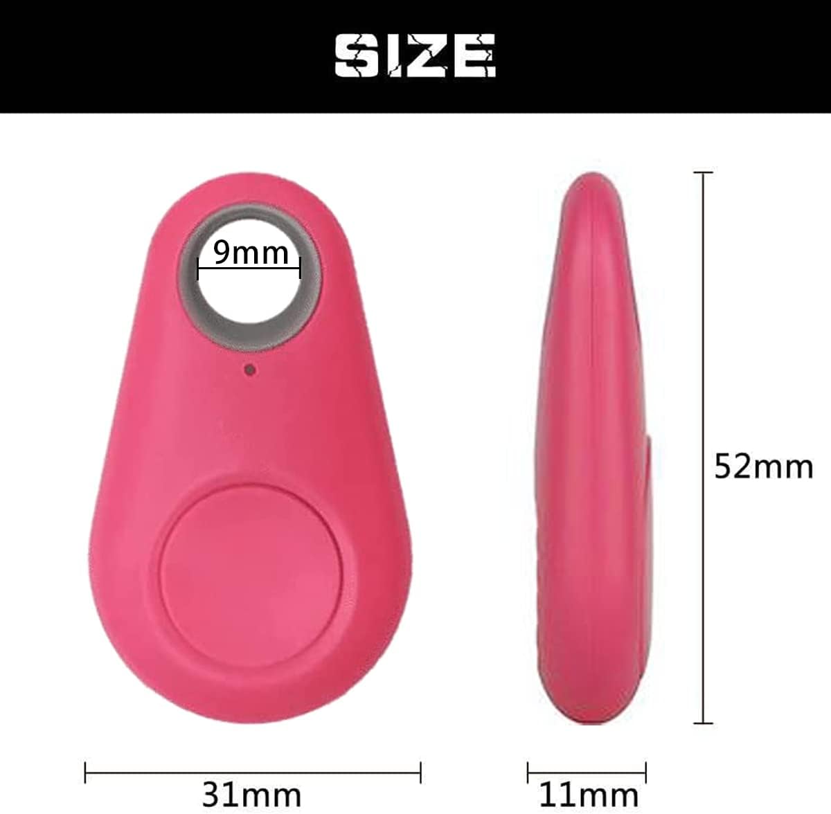 2 Pieces Smart Trackable Key Finders! Pet Locator Keychains GPS Tracking Device