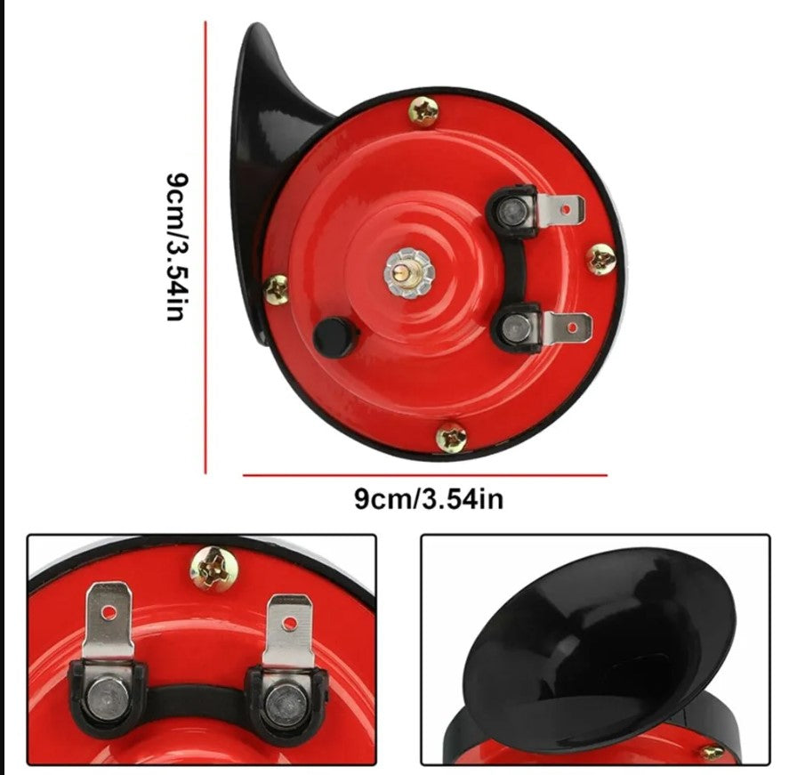 60dB Air Horn for Car Snail Electric Horn 12V Power Supplies Boat Motorcycles A3