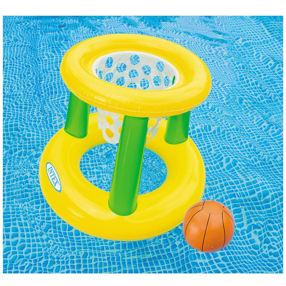 Water Basketball Inflatable Set For Swimming Pool. Goal + Ball.