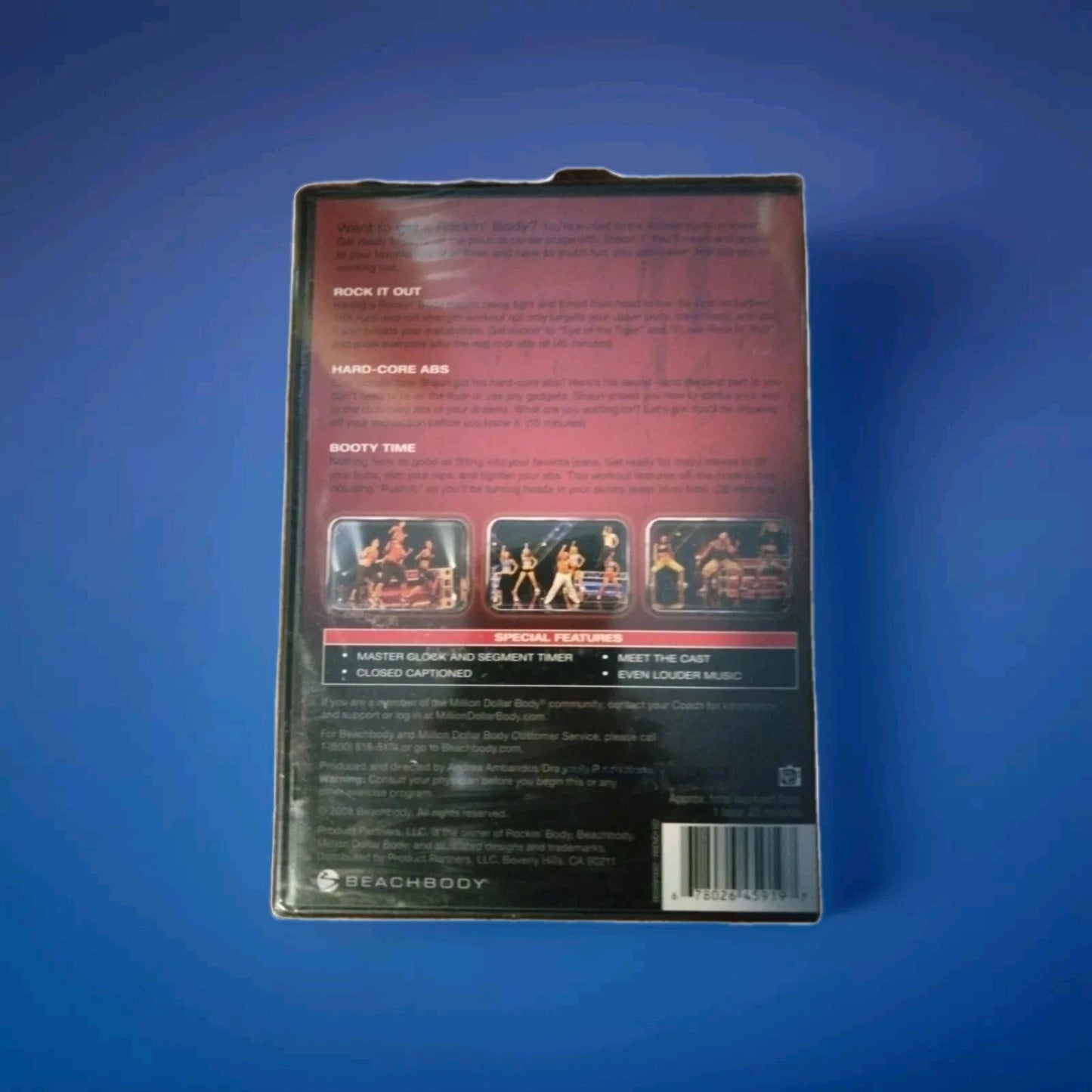 🔥NEW Sealed Rockin' Body Shaun T's Workout Beachbody 3 Workouts DVD BEACH Body