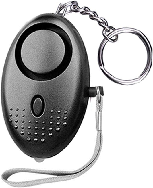 130DB Siren Safety LED Emergency Self Defense Personal Whistle Alarm Keychain