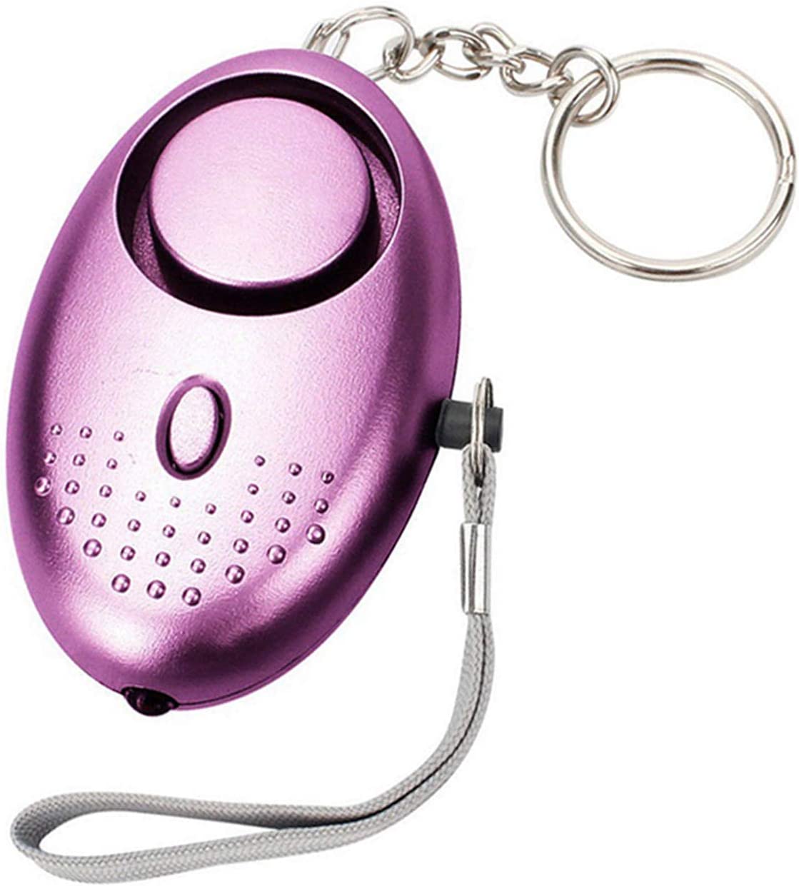 130DB Siren Safety LED Emergency Self Defense Personal Whistle Alarm Keychain