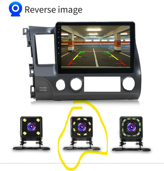 Car Universal 12LED High Definition Night Vision Reversing 8LED Rear View Cam A4