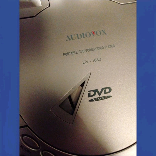 Audiovox 8" LCD Monitor & DVD Player D1680 Used