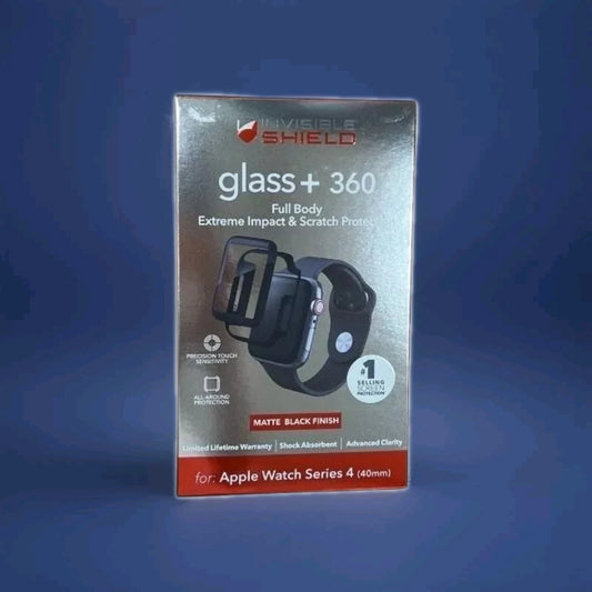 ZAGG InvisibleShield Glass+ 360 Screen Protector For Apple Watch Series 4 - 40mm