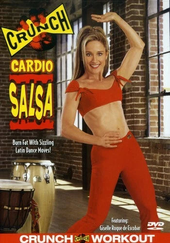 Crunch Cardio Salsa Workout Burn Fat With Sizzling Moves DVD New